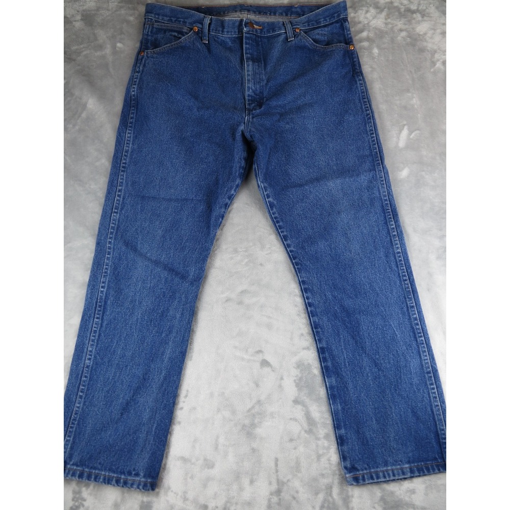 Wrangler Mens Jeans Classic Fit‎ Regular Blue Denim Pants size 40x30
